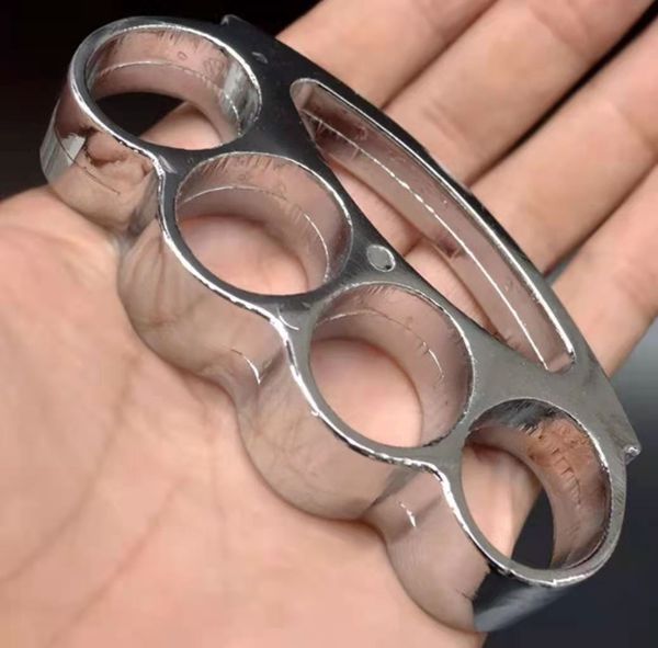 

boxing set legal self-defense weapon punch round head iron four finger tiger hand clasp fist buckle defense tiger ring finger clasp hand 48