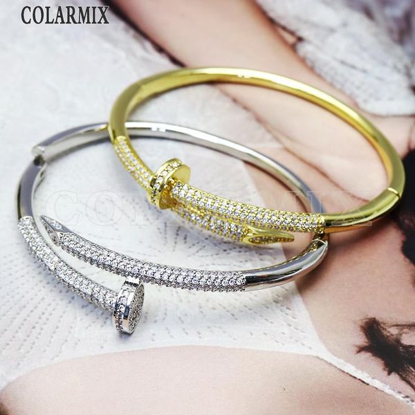 

bangle 3 pcs colorful zircon snake bangles cuff fashion gem jewelry for women 51123, Black