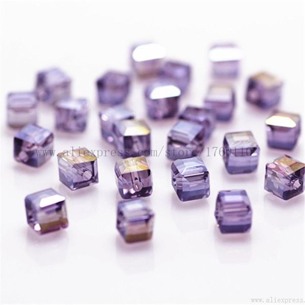 

isywaka 100pcs cube 4 мм горячий зеленый цвет квадрат австрия хрустальные бусины стеклянные бусины свободные разные шарик diy ювелирные изде