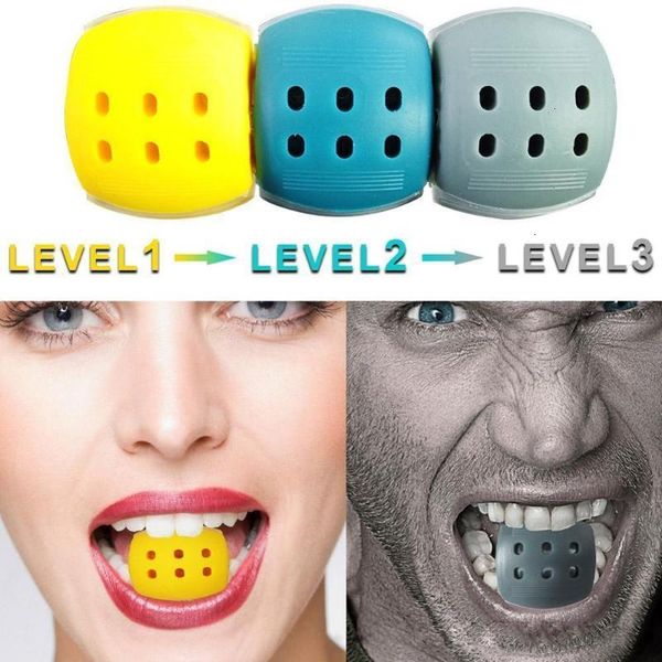 

3 levels jawline exercise jaw line exerciser fitness ball neck face toning jawrsize jaw muscle training supplies