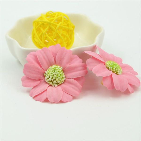 

10шт хризантема diy искусственный шелковый цветок головка для дома свадьба украшения венок подарочная коробка скрапбукинг поддельные цветы j