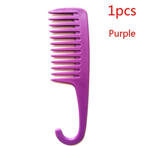 

big teeth heat-resistant large wide tooth comb detangling hairdressing reduce hair loss comb salon styling tools q jllepv, Silver