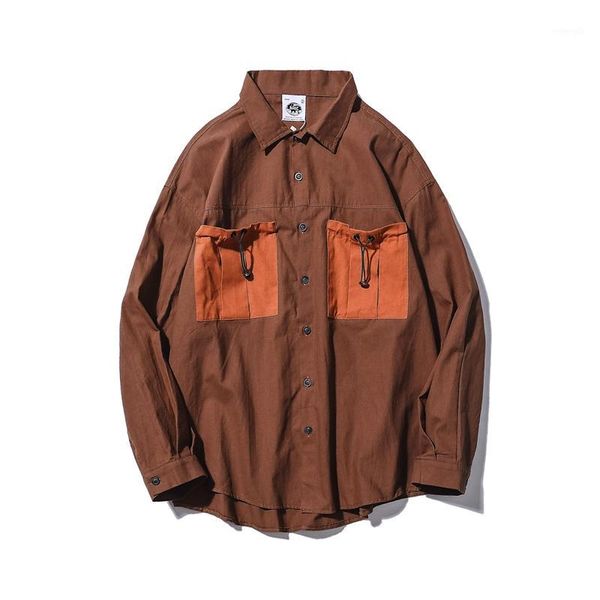 

autumn winter fashion men shirts japanese long sleeve casual shirts 100% cotton warm hit color1, White;black