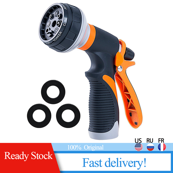 

multifunctional water spray gun plastic garden watering high-pressure car wash nozzle washer tool hoses