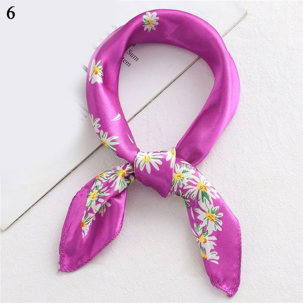 

квадратный шелковый шарф женская мода печать маленькие шеи шарфы бандана офис леди винтажным шейлями, Black