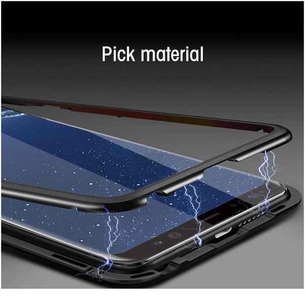 

magnetic adsorption metal case for samsung galaxy s20 ultra s8 s9 s10 plus note 9 10 plus for samsung a51 bbyhvu
