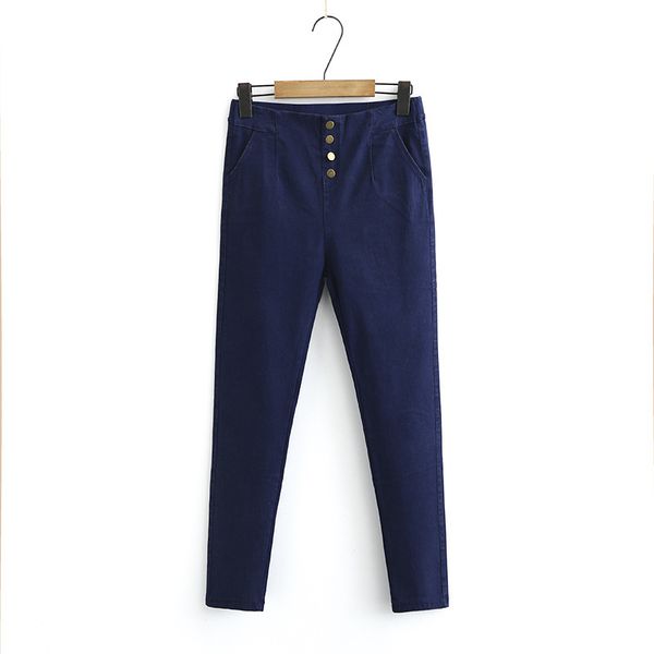 

size l-5xl plus stretchable woman like vintage casual jeans female long pants lmtm, Blue