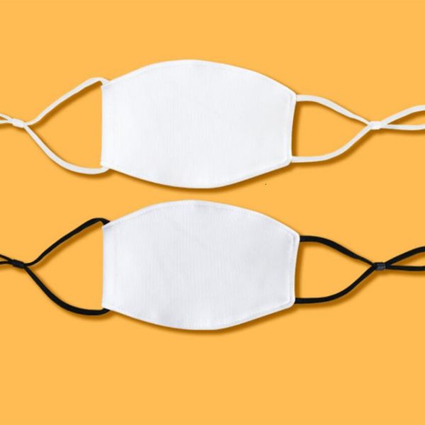 

face transfer 2020 thermal blank diy sublimation mask kids adults cotton adjustable elastic ear hook reusable protection