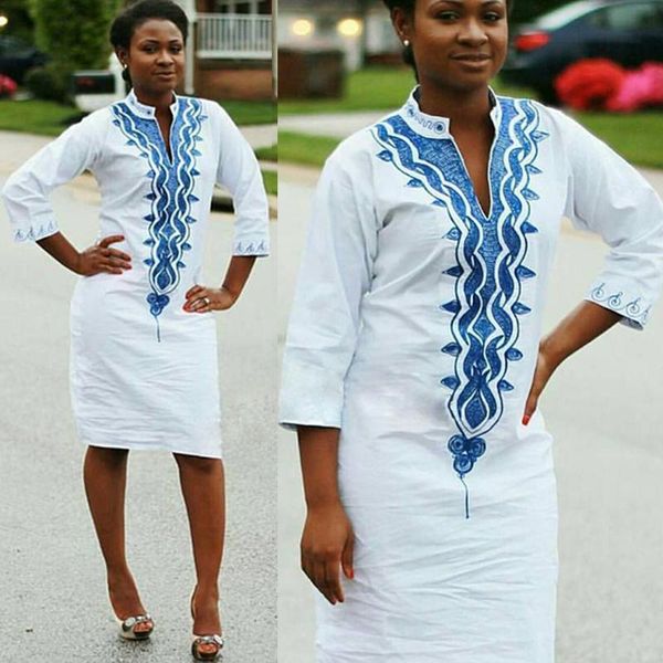 

h&d dashiki embroidery dresses stand collar women clothes african dress for women summer dress soft materials ladies wears 2020, Red