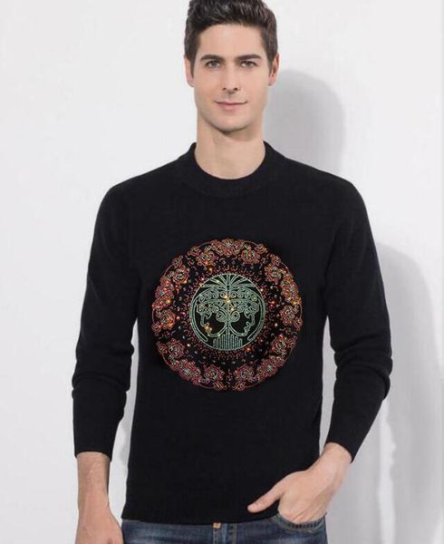 

drop ship drill sweater men's 2021 new designer long sleeves sweaters holiday design, White;black