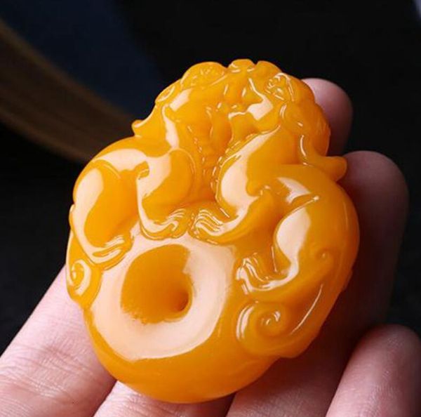 

factoryifu5 pendant jade unicorn huanglong