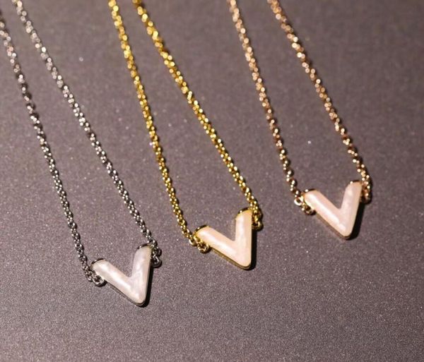 

r letter necklace gold silver rose gold necklace v letter necklace for women