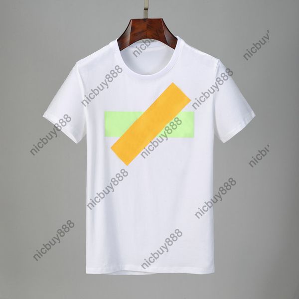 

2021 new designer for mens t-shirts fashion summer letter print t shirt fashion cotton round neck t shirt casual tshirts tee, White;black