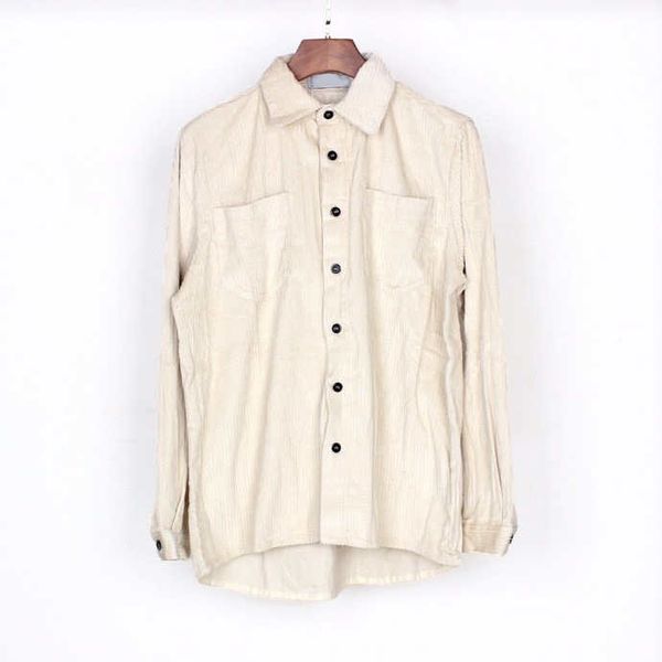 

2021 мода мужские рубашки для осенью весна повседневная мужская уличная рубашка высокое качество мужской открытый с длинными рукавами одежда, White;black