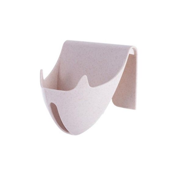 

drain soap box sucker soap holder dish bathroom organizer storage box plastic tray holder container pp wall-mounted punch-q wmtpag