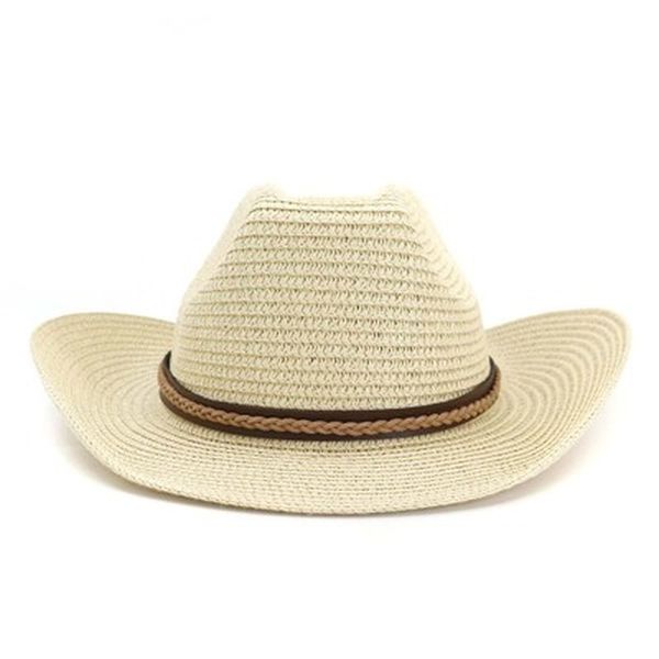 

summer hats women men solid band belted casual classic simple straw hats women outdoor beach black khaki panama wid brim sun hat c0123, Blue;gray