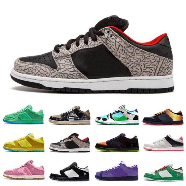 

2020 black ce low cut x dunk raygun tie-dye white sports sneakers chunky dunky outdoor low casual shoes skateboard