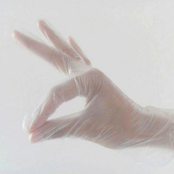 

factoryfbfoindustrial 100 pcs disposable pvc powder anti-static food gloves cleaning cooking dhl super fast service