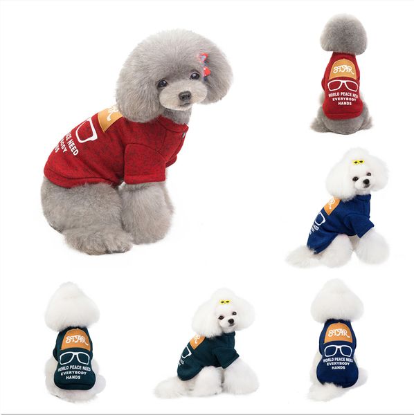 

wholesale designer dog clothing fashion designer pet clothes small dog knitted sweater soft hoodies cat knit outwear