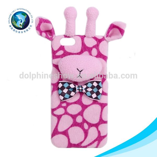 

настроить плюшевый мобильный телефон shell мягкий розовый жираф дешевый чехол для мобильного телефона