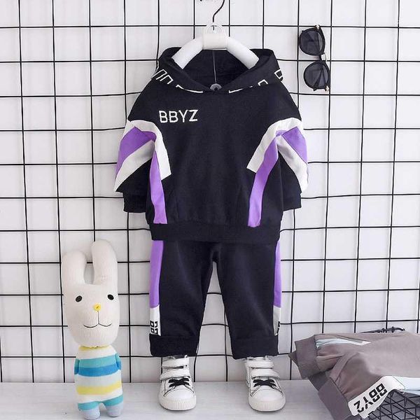 

clothing sets spring autumn baby casual tracksuit children boys girls cotton hoodies pants 2pcs/sets kids leisure sport suit infant clothing, White
