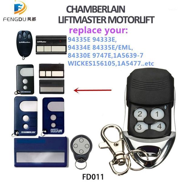 

liftmaster chamberlain 4330e 4332e 4333e 4335e compatible remote control 433,92mhz handheld transmitter garage command key fob1