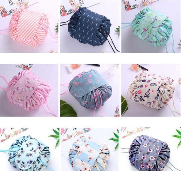 

11styles drawstring cosmetic bag women lazy cosmetic bags sundry storage organizer travel makeup pouch toiletr jllkil jhhome