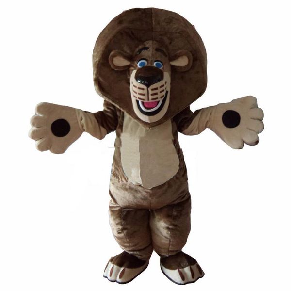

2018 lion mascot costume cartoon outfit suit size, Red;yellow