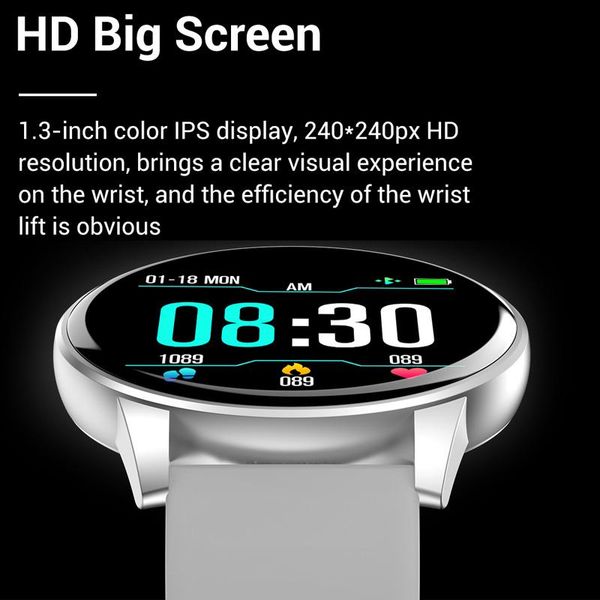 

armon zl01 round smart watch мужчины женщины фитнес трекер сердцетеры артериальное давление музыкальная зона смарт будильник спорт smartwatc