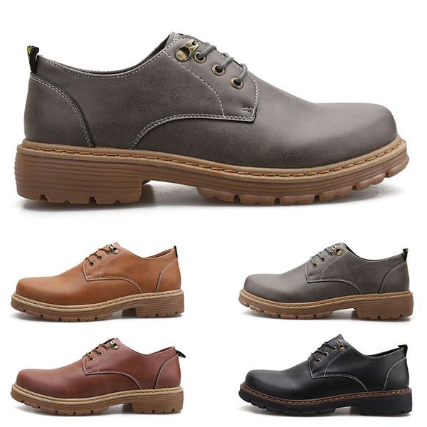 

fashion large size 38-44 new men&#39s leather men&#39s shoes overshoes british casual shoes espadrilles seven, Black