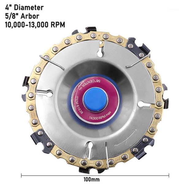 

4 inch/5 inch woodcarving disc cut chain angle grinder wheel disc woodworking circular chain saw1