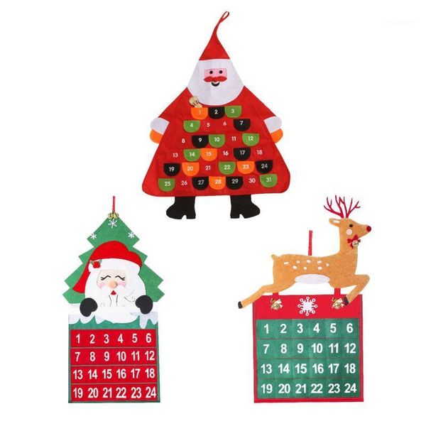 

3pcs christmas countdown 24 days calendar pendant door xmas christmas tree ornament advent calendar calendario adviento1