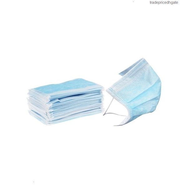 

95 1factory ship blue reusable masks 50 mask 3 ply face r1qu
