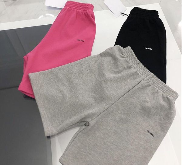 

2022 kids spring summer high-end shorts brand letter pattern short pants size 100-140cm, Black