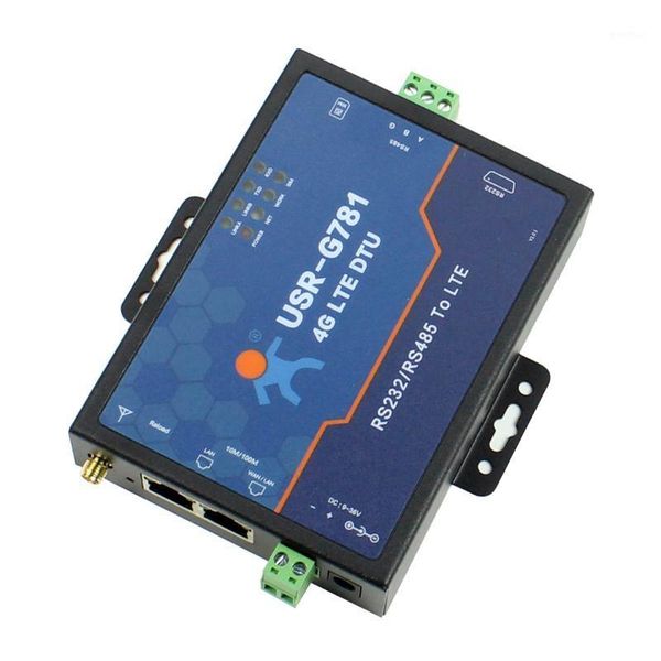 

usr-g781 industrial transparent data transmission rs232/rs485 serial to 4g lte modem with ethernet port1