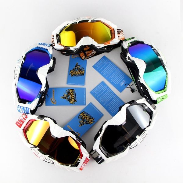 

high grade motorcycles equipped with cross country helmet goggles outdoor cs goggles riding glasses windbreak goggles cg07s, White;black