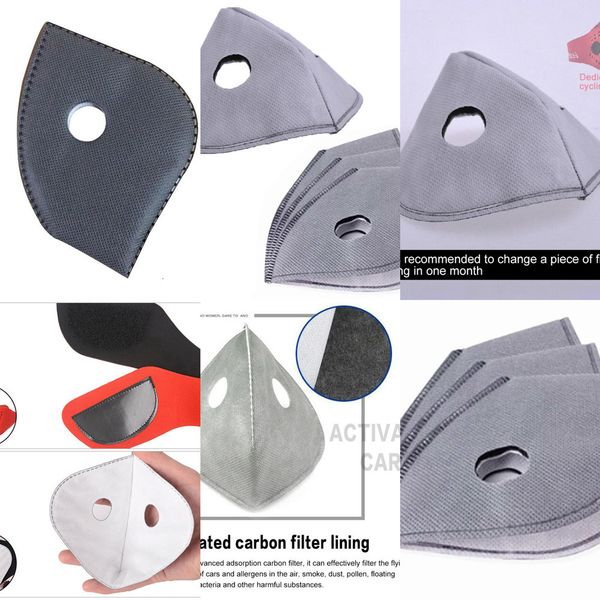 

factorymv7hanti-smog cycling face masks linering cotton cartridge dust liner mask accessory filter