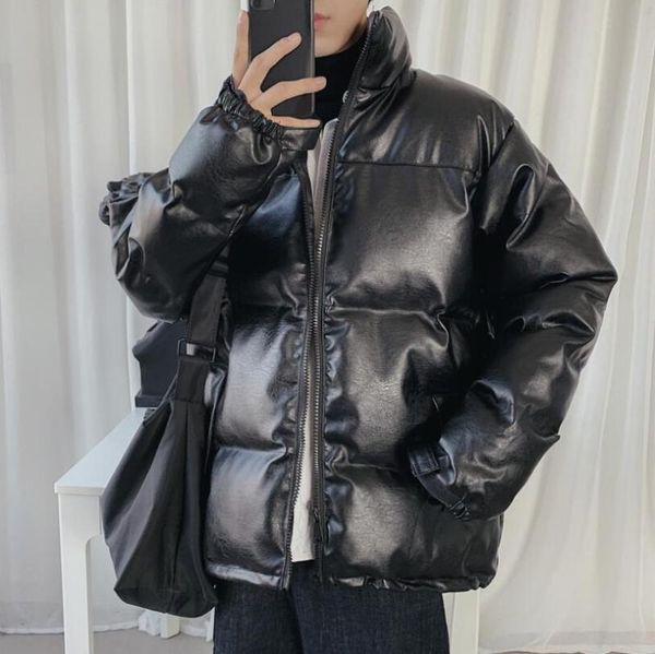 

men's down & parkas 2021 autumn winter mens cotton jackets fashion high-quality warm oversize casual thicken coat w1293, Black
