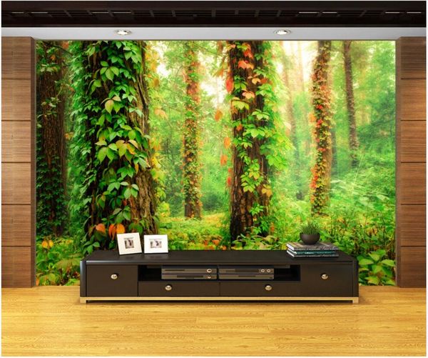 

3d wallpaper custom p mural on the wall fairytale forest vine creeper home decor living room 3d wall murals wallpaper for walls 3 d