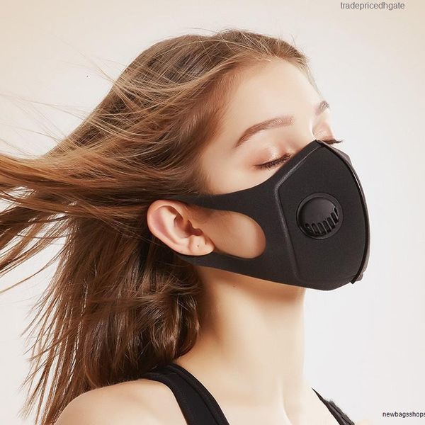 

factory30svwinter pm2.5 filter pollution washable air original sponge mouth reusable with breathing valve mask for face