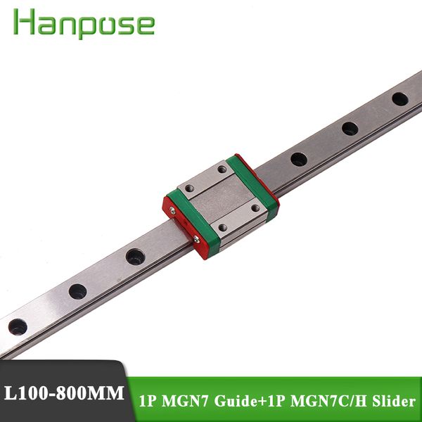 

1pcs mgn7 linear guide rail 200mm linear rail guide + 1pcs slider mgn7c mgn7h for 3d printer monitor equipment
