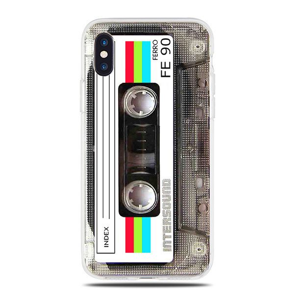 

shenzhen factory sublimation silicone phone case printer wholesale retro magnetic tape mobile phone shell for iphone x xr max
