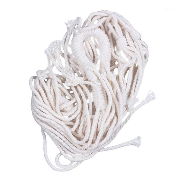 

macrame plant hanger indoor outdoor wall hanging planter basket - cotton rope modern boho home decor1