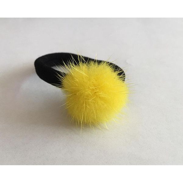 

mini small soft fur pompom ball children elastic hair bands gripper pom hairball girls kids hairband hair accessories h sqcfjw
