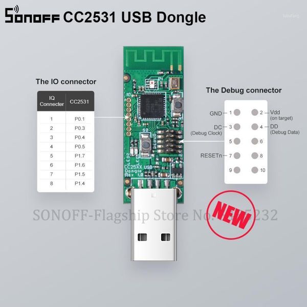 

itead sonoff dongle zigbee cc2531 usb dongle module bare board packet protocol analyzer interface capture packet module1