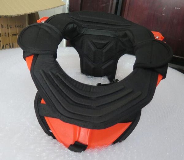 

color orange motocross neck brace downhill dh cycling neck guard armour support1