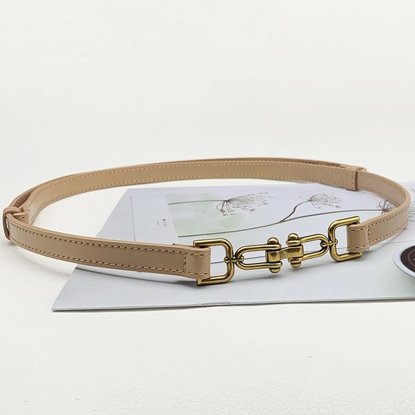 

new korean fashion leather women's dress decorative thin belt cowhide net red ins style for women, Black;brown