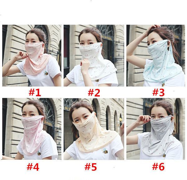 

for cycling floral breathable sunscreen ultraviolet mask men and women mouth facial cover washable designer masks 200pcs yvd3