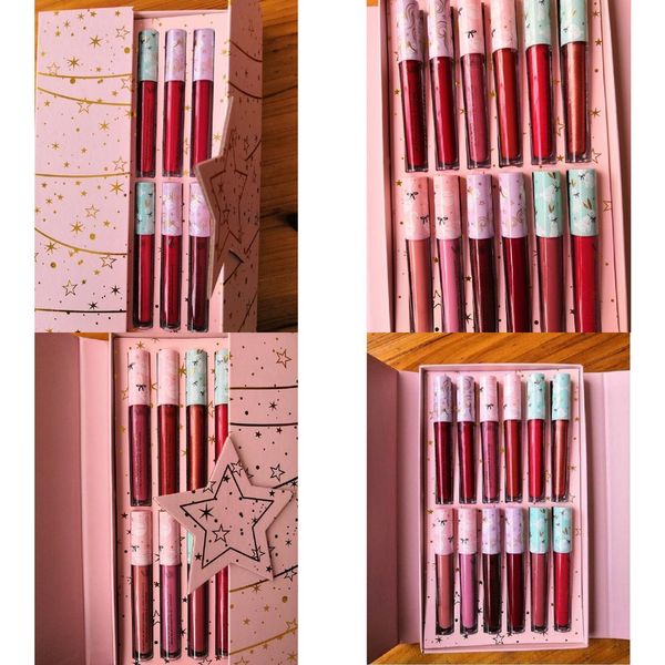 

factoryuxom5 set 12-color gift box lip colors christmas gifts delivery