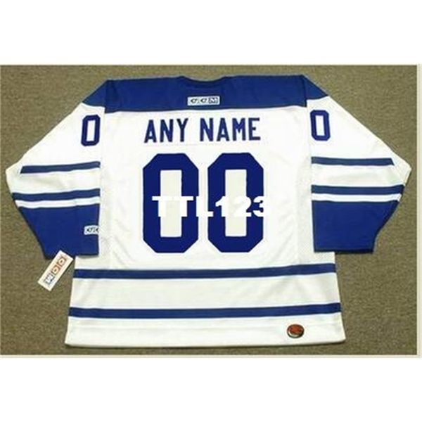 

121 toronto maple leafs 2003 ccm alternate jersey customized "any name & number(s)" or custom any name or number retro jersey, Black